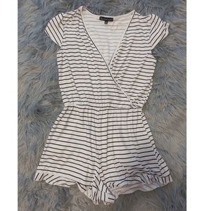 Striped romper